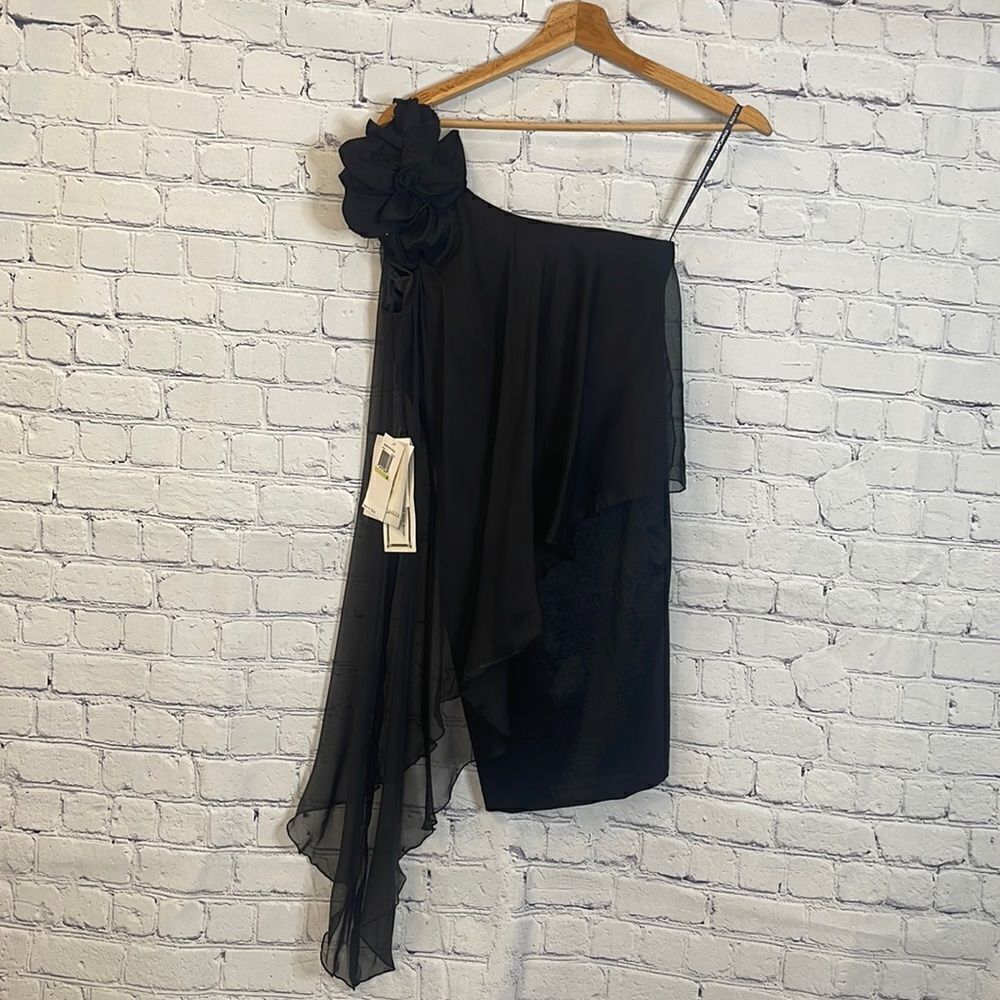 Jessica McClintock Black Mini Dress
